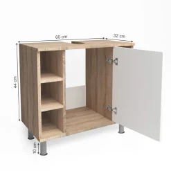 Waschbeckenunterschrank Fynn Sonoma 60 x 54 cm Vicco