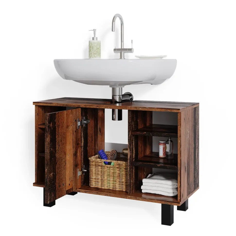 Waschbeckenunterschrank Fynn Antikholz 80 x 54 cm Vicco