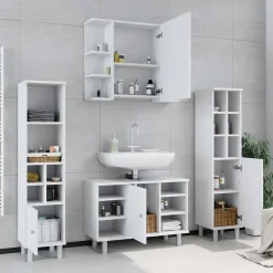 Waschbeckenunterschrank Fynn Weiß 80 x 54 cm Vicco