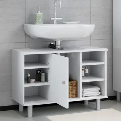 Waschbeckenunterschrank Fynn Weiß 80 x 54 cm Vicco