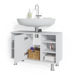 Waschbeckenunterschrank Fynn Weiß 80 x 54 cm Vicco