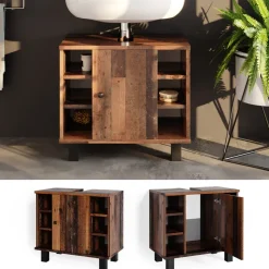 Waschbeckenunterschrank Fynn Antikholz 60 x 54 cm Vicco