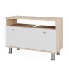 Waschbeckenunterschrank Fynn Sonoma/Weiß 80.2 x 54 cm mit Schublade Vicco