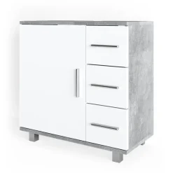 Waschbeckenunterschrank Ilias Beton 60 x 60.8 cm Vicco