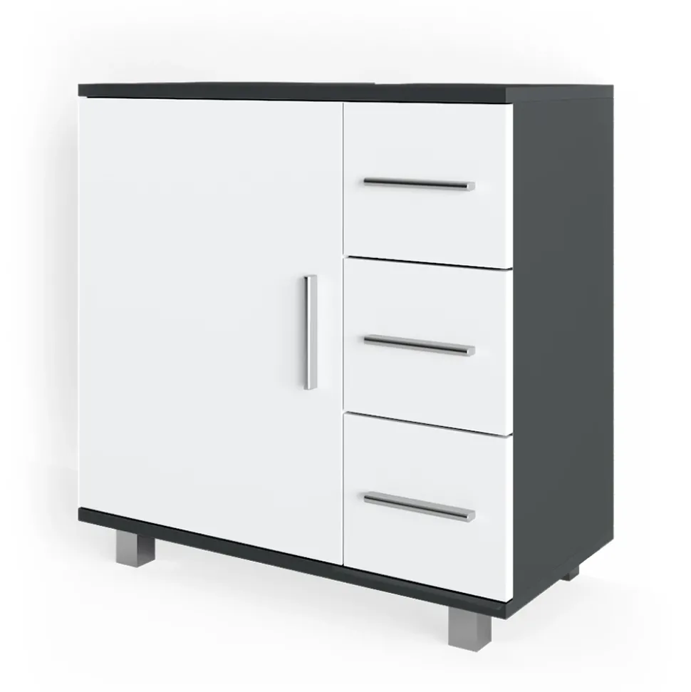 Waschbeckenunterschrank Ilias Anthrazit 60 x 60.8 cm Vicco