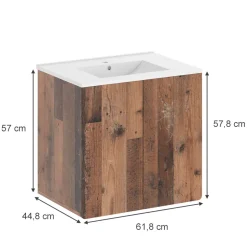 Waschbeckenunterschrank Izan Oldstyle 2-teilig Vicco