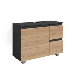 Waschbeckenunterschrank J-Shape Sonoma 80 x 60.8 cm Vicco