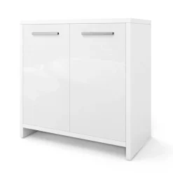 Waschbeckenunterschrank Kiko Weiß Hochglanz/Weiß 58 x 60 cm Vicco