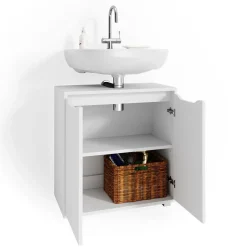 Waschbeckenunterschrank Ruben Weiß 60 x 62.5 cm Vicco