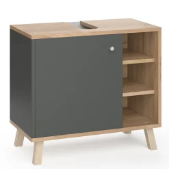 Waschbeckenunterschrank Senyo Anthrazit 60 x 54 cm Vicco