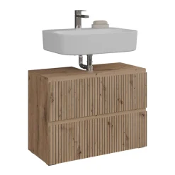 Waschbeckenunterschrank Takumi Artisan 80 x 58 cm mit 2 Schubladen Vicco