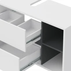 Waschbeckenunterschrank Viola Weiß 100 x 60 cm Vicco