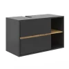 Waschbeckenunterschrank Viola Anthrazit 100 x 60 cm Vicco