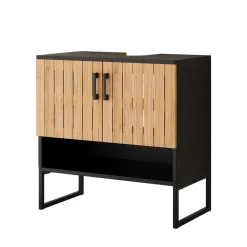 Waschbeckenunterschrank Vayra Bambus 60 x 65.5 cm Vicco