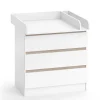 Wickelkommode Emma Weiß/Sonoma 80 x 87 cm Vicco